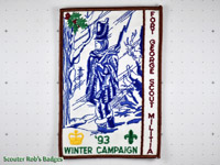 Click to enlarge 1993 Fort George Scout Winter Campaign